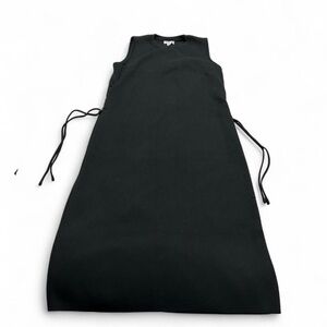 Future Collective Target Collab Sleeves Ribbed Black Maxi Dress size XL